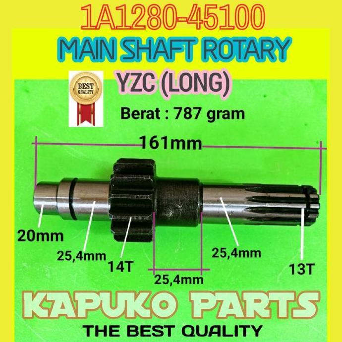 YZC AS ROTARY (LONG) TRAKTOR TANGAN YANMAR