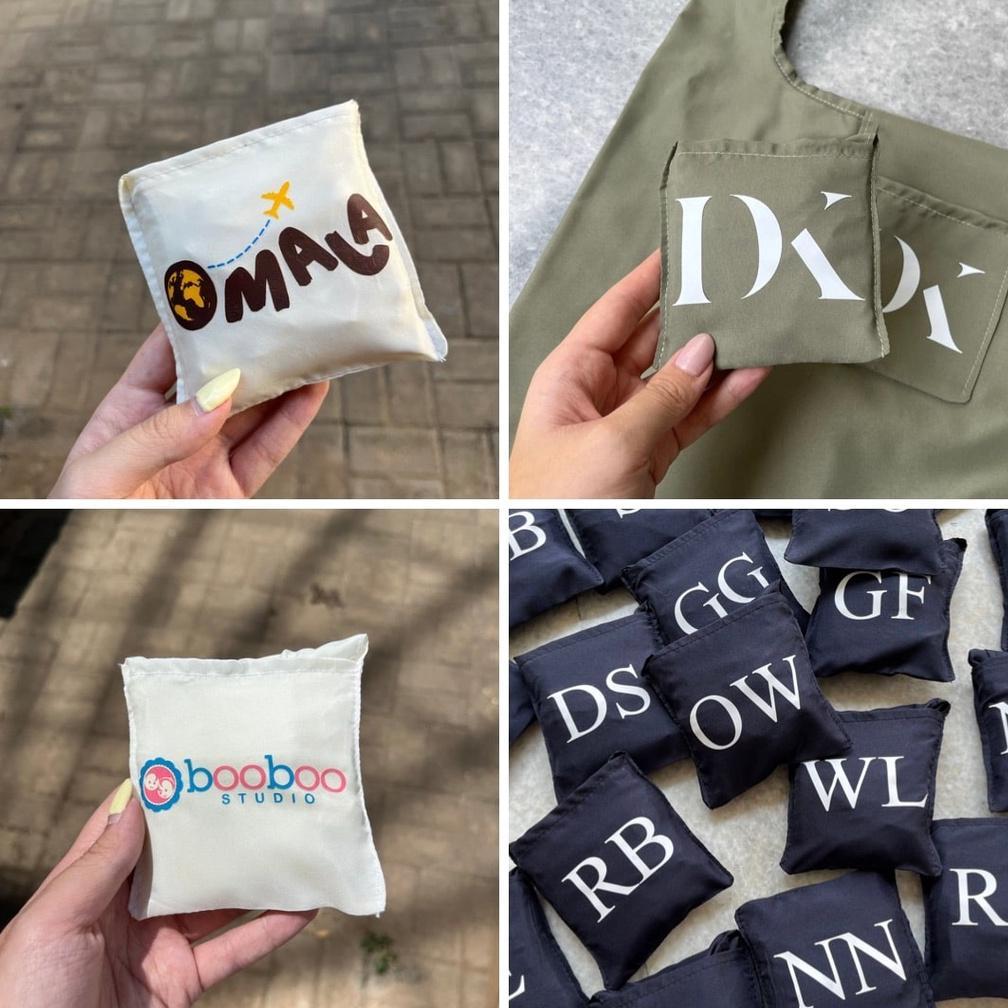 Custom Foldable Bag Tas Belanja Tas Lipat - Vou Bag Shopping Bag Tote Bag