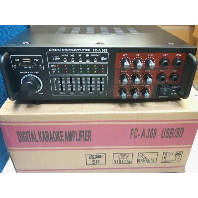 POWER MIXER 4 CHANNEL ELSEM USB SD DAN EQUALIZER ORIGINAL DAN TERPERCAYA