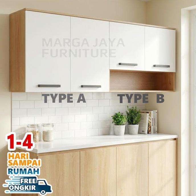 Kitchen Set 2 Pintu atas dan bawah lemari dapur meja minimalis sayur