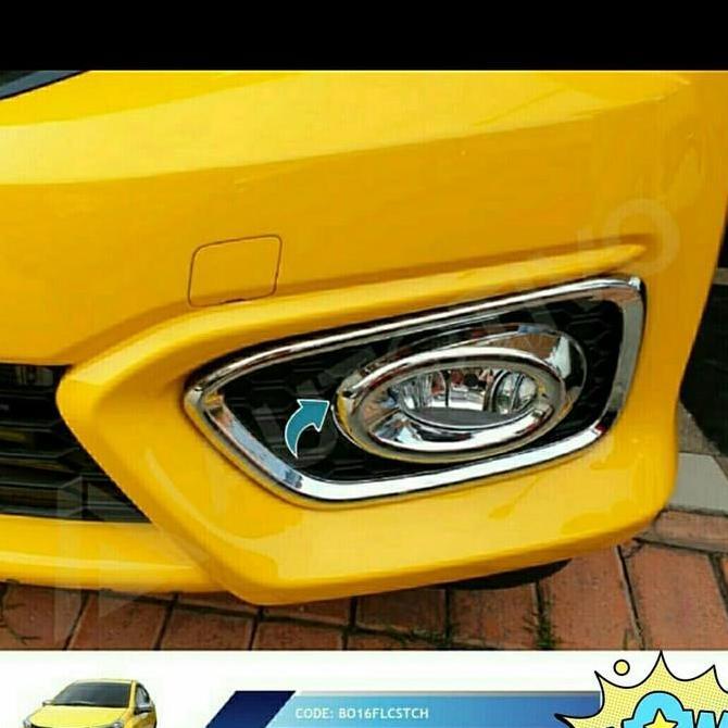 Cover Foglamp All Brio 2018 2019 Chrome