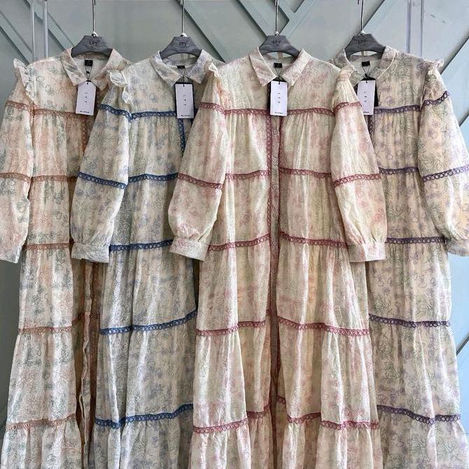 New Gamis Farrel Lfy Premium Import Bkk Promo Lebaran