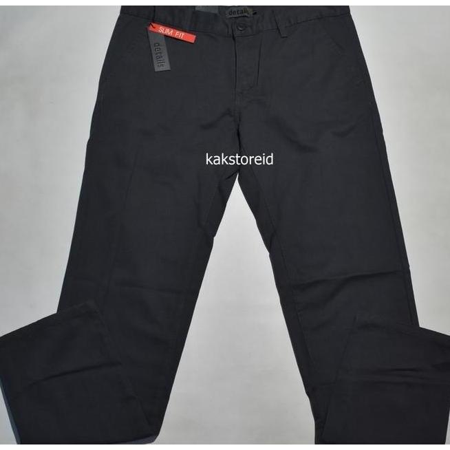 Celana Panjang Pria Celana Panjang Pria Chinos Abu Details Tua Slimfit Cds