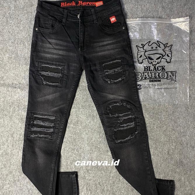Celana Jeans Sobek Celana Jeans Sobek Biker Biker/Rucas Terbaru Pria/Celana Kekinian