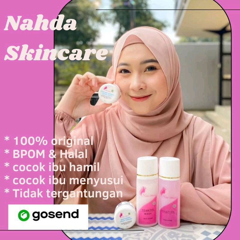 Nahda Skincare 100% Original Sherum/Paket Nahda Skincare/Skincare Nahda/Skincare Glowing