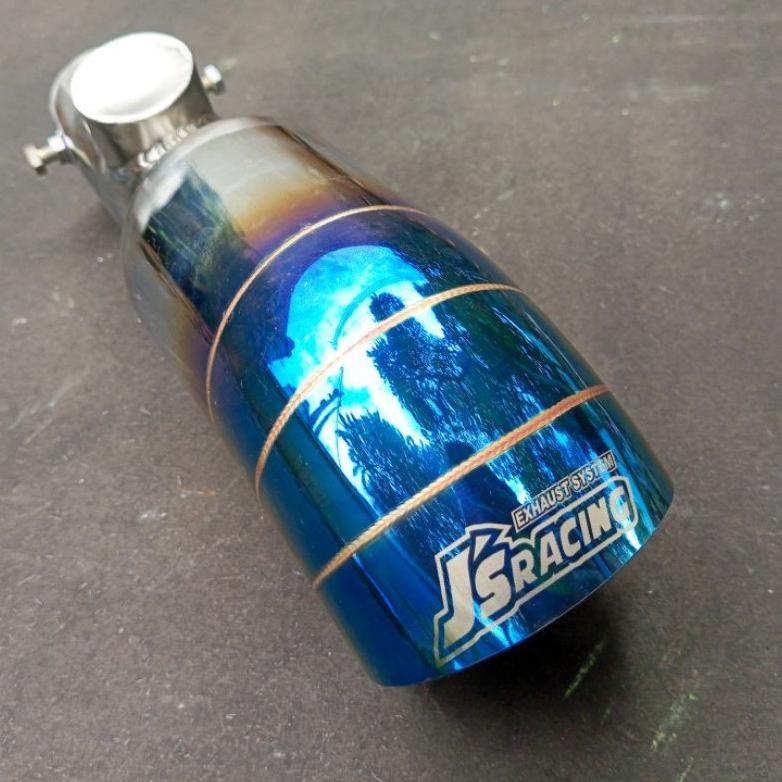 BEST SELLER KNALPOT MOBIL SWOS SUOS SOS NGOROK JS RACING UJUNG BIRU FULL STAINLESS | SUARA NGOROK KE
