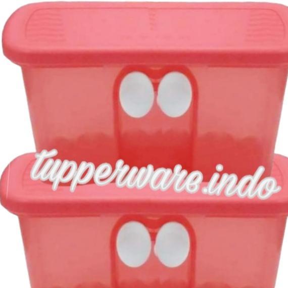Tupperware Mini Fridgesmart 1Pc Ecer 350Ml  Toples Plastik Buah Sayur Kulkas Freezer Wadah Sayuran T