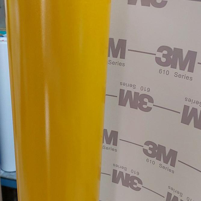 Sticker Reflective 610 Sticker 3M Yellow