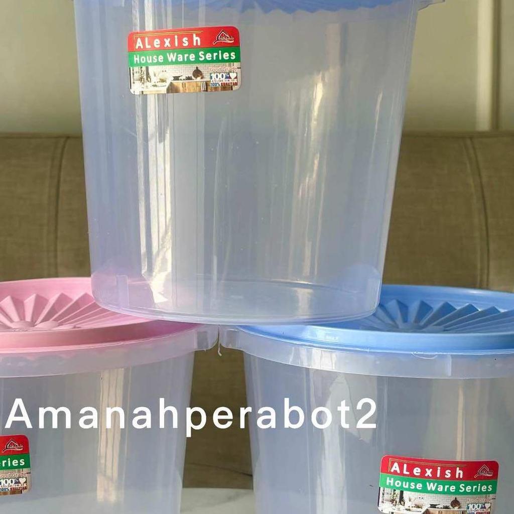 3 Pcs Toples 5 Liter Plastik Toples Kerupuk Toples Kue Toples Nastar Toples Krupuk Toples Snack