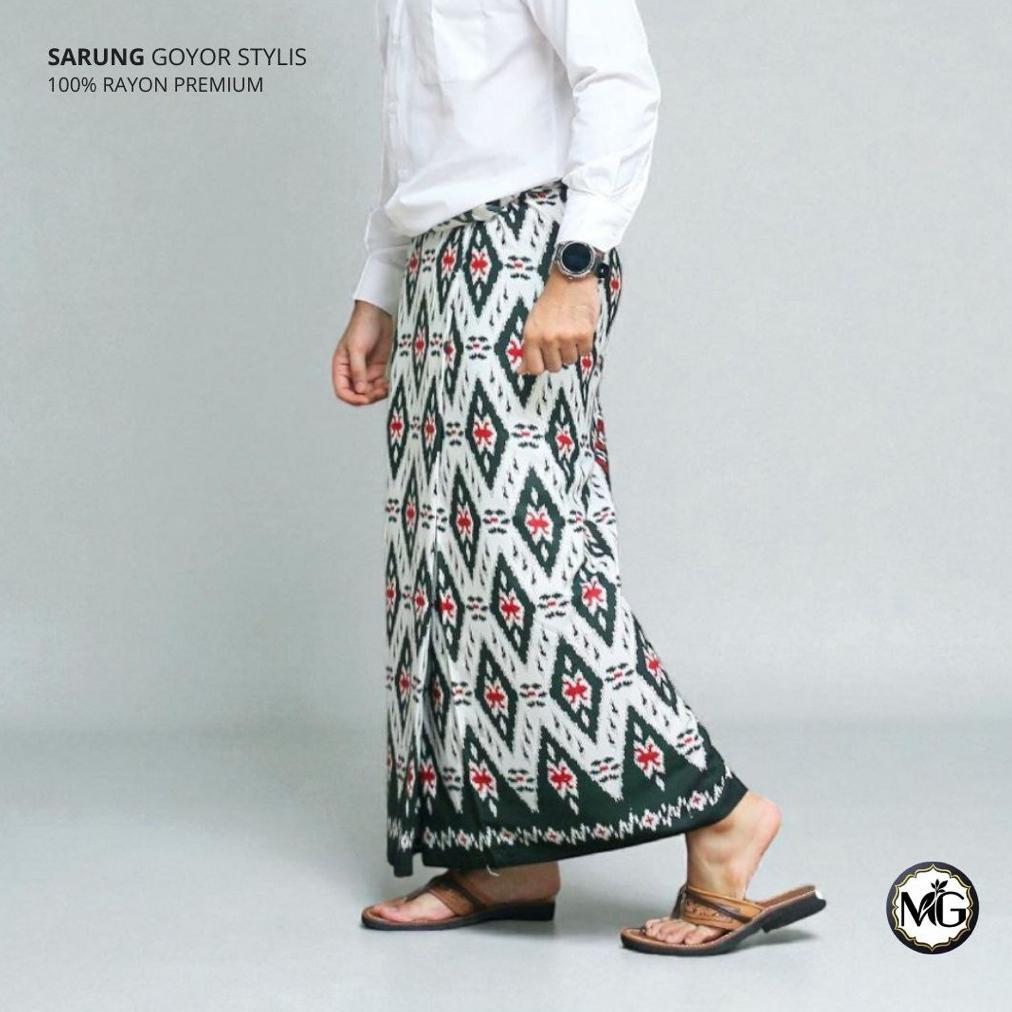 Sarung Goyor Pria Premium Original Motif Manggar New Series / Sarung Goyor Botol Premium Terbaru / S
