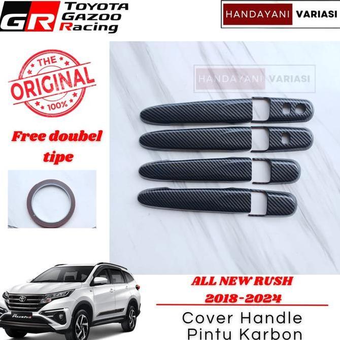 Cover Handle Pintu Rush 2018 2024 Gr Toyota All Sport Karbon