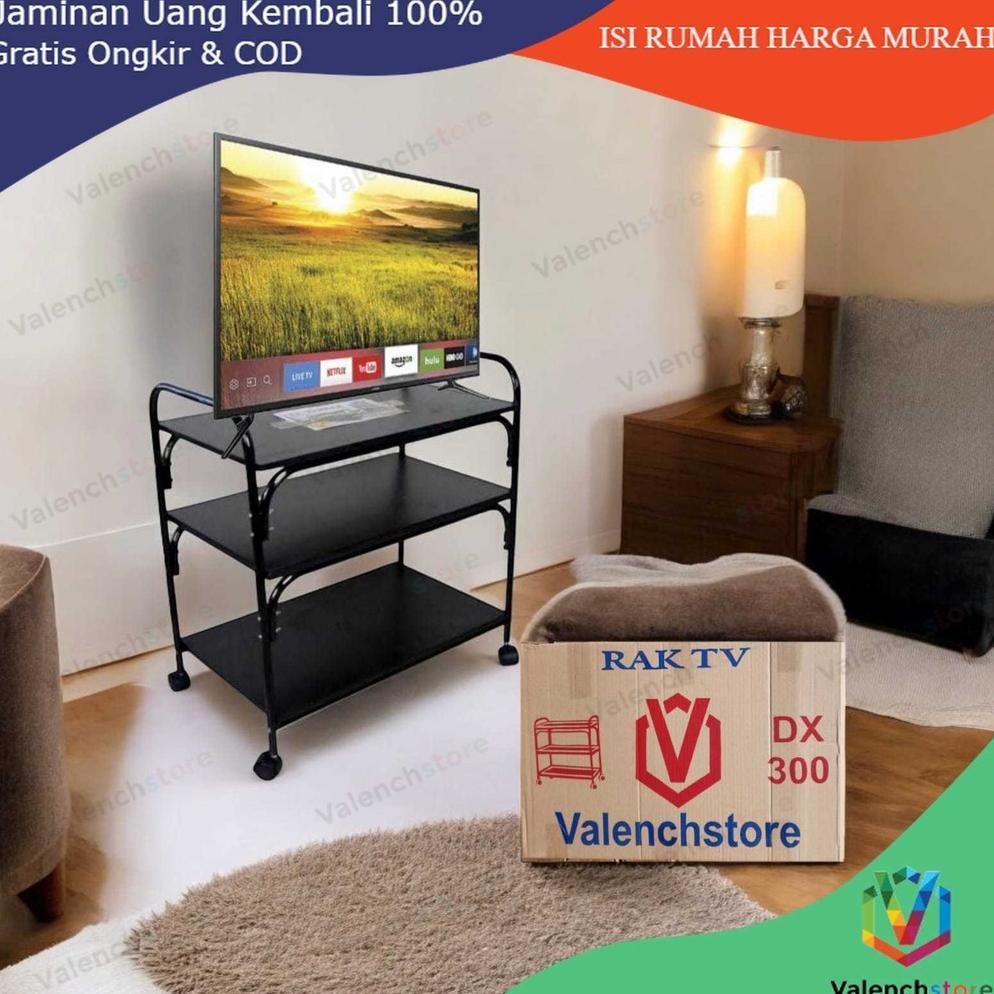 Murah Rak Tv Valenchstore/ Rak Galon / Rak Buku / Rak Tv Besi Dx300 /Rak Tv Serbaguna/ Rak Serbaguna