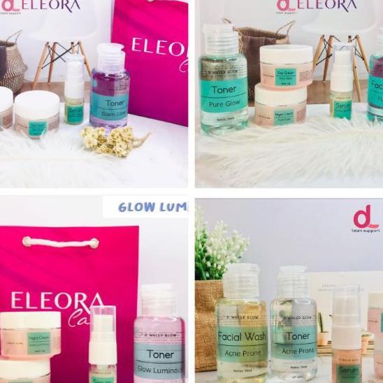 [Ready] Produk Terlaris Eleora D'Whisp Glow Pemutih Wajah Whitening Glowing