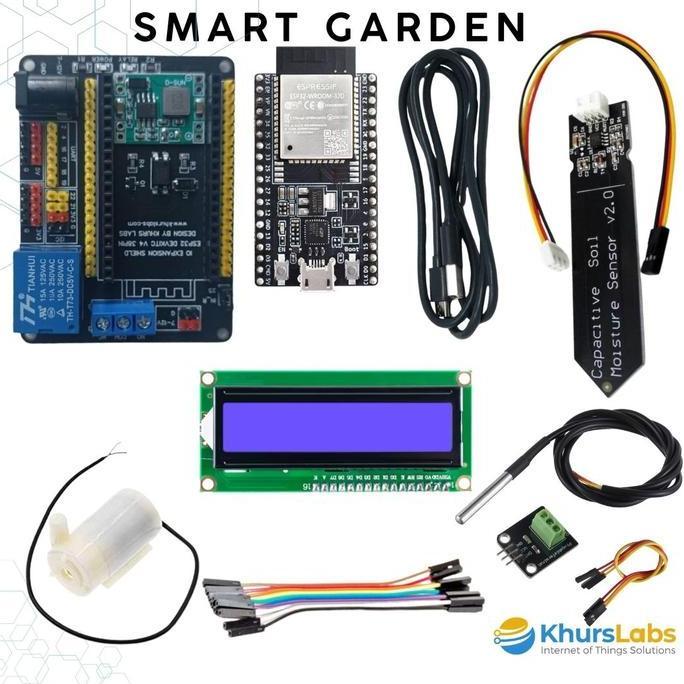 Penyiraman Tanaman Otomatis Smart Garden Online - Iot Control Dan Monitoring Trainer Kit