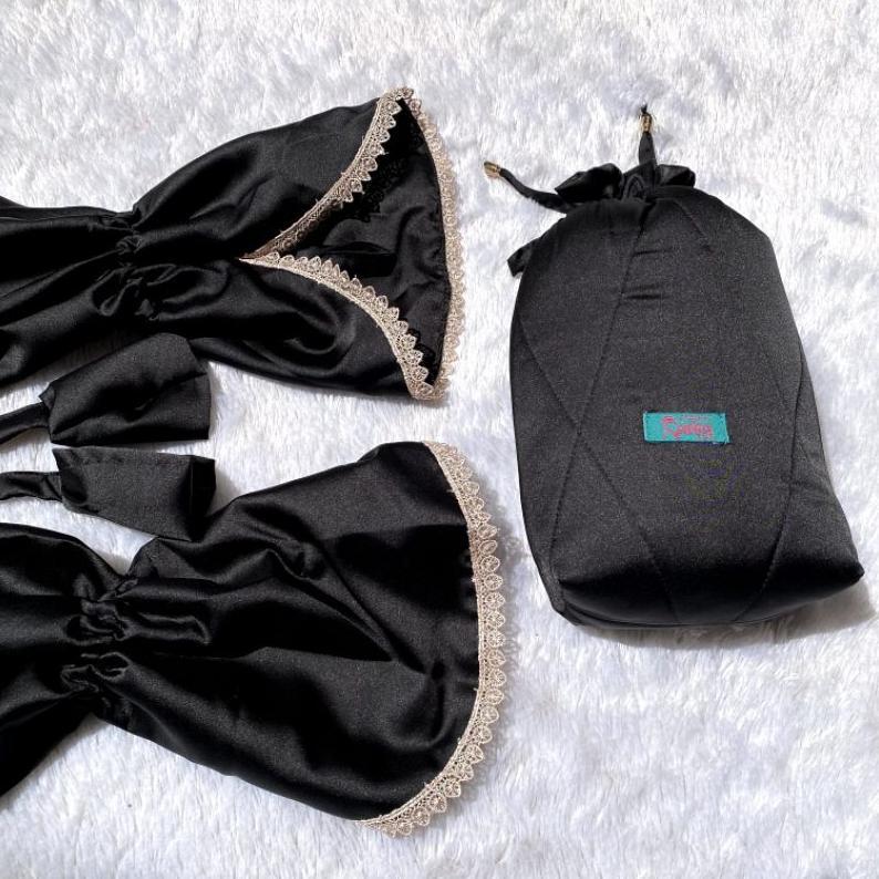 Mukena Terusan Dewasa Jumbo Traveling Silky Premium