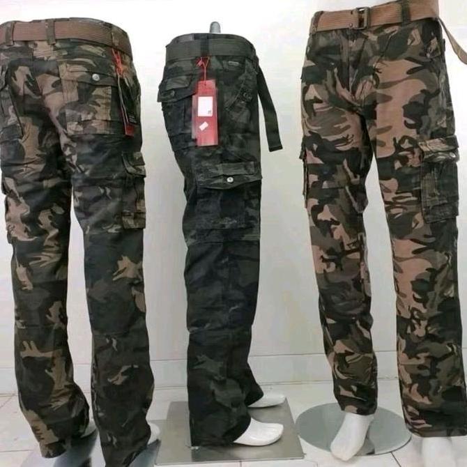 Zdc// Celana Kargo Celana Kargo Loreng Panjang // Pria Ba Bwc