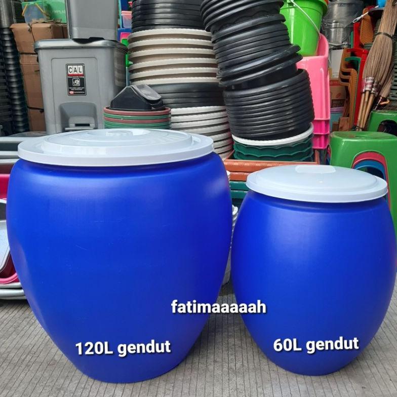 Tong Air / Tong Air + Kran Green Leaf 60 90 120 150 Liter Wadah Penampung Air Terlaris