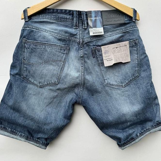 Celana Exygo Pendek Pria Jeans Santai Ponggol