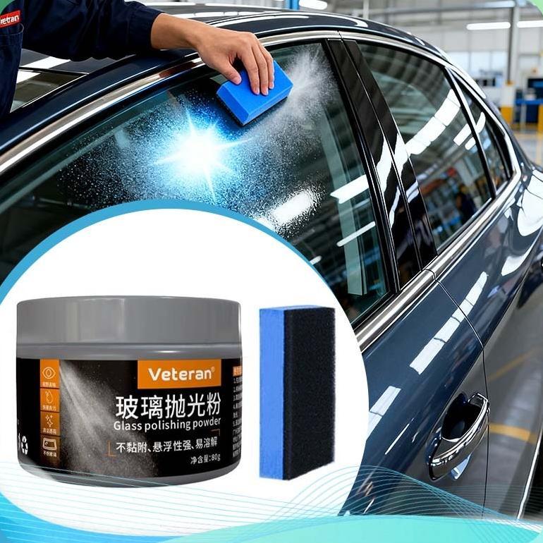NEW DEALS 80g Penghilang Gores Kaca Mobil Poles Kaca Mobil Baret Goresan Kaca Mobil Cerium Oxide Pen