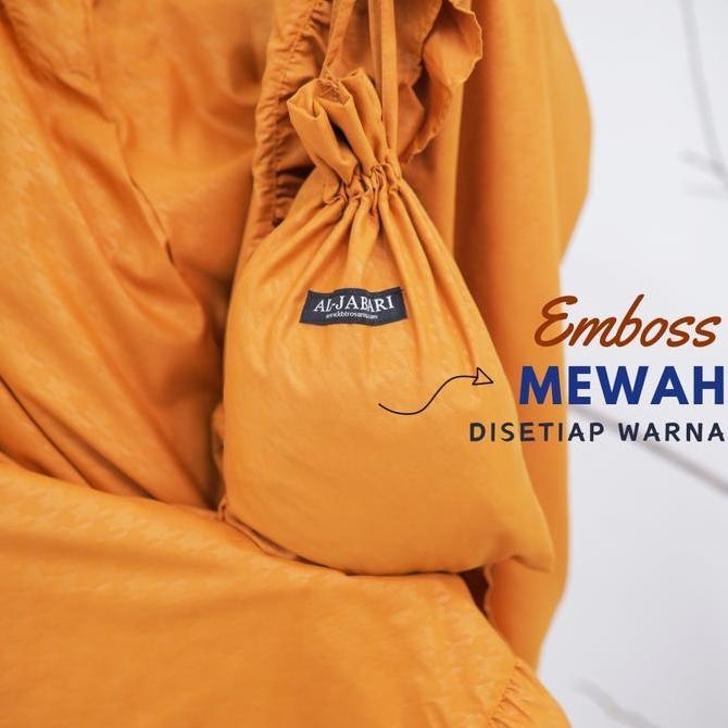 Al Jabari - Mukena Dewasa Jumbo Rempel Mewah Premium Free Tas