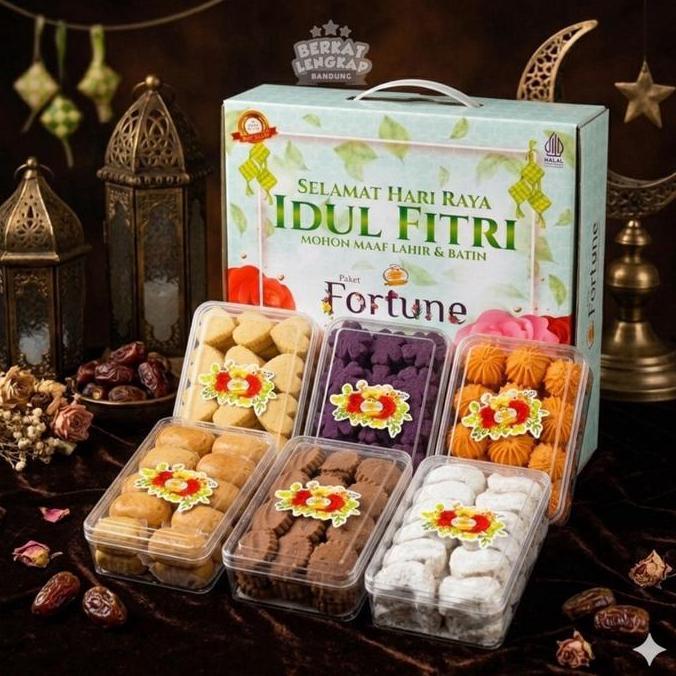 Paket C Kue Kering Lebaran (isi 6 kue) KHUSUS AREA BANDUNG
