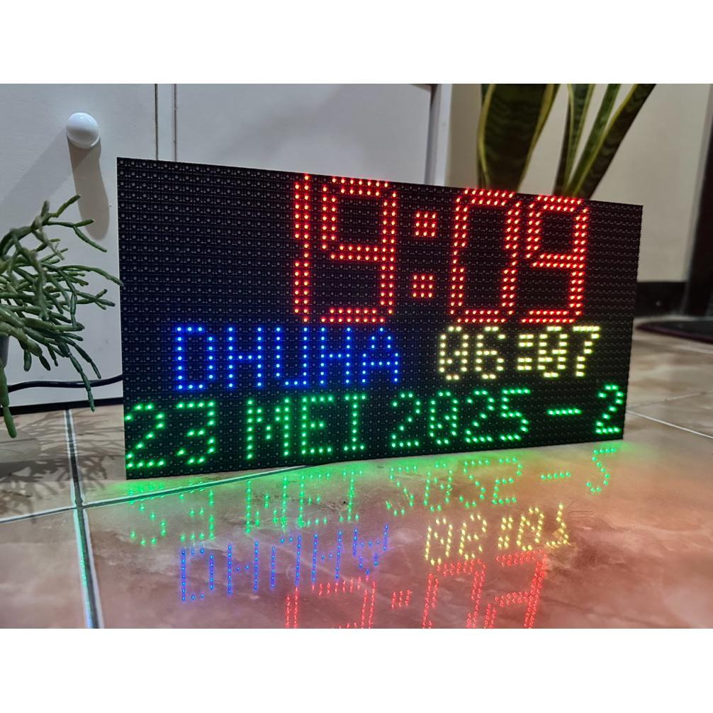 Jam Digital Dinding Masjid / Jam Waktu Sholat Masjid Digital JWS Murah