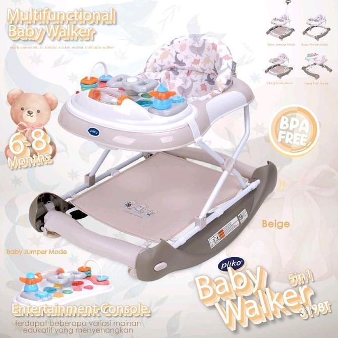 TERLARIS BABYWALKER PLIKO 3198T / BABY WALKER PLIKO /ALAT BANTU JALAN BAYI