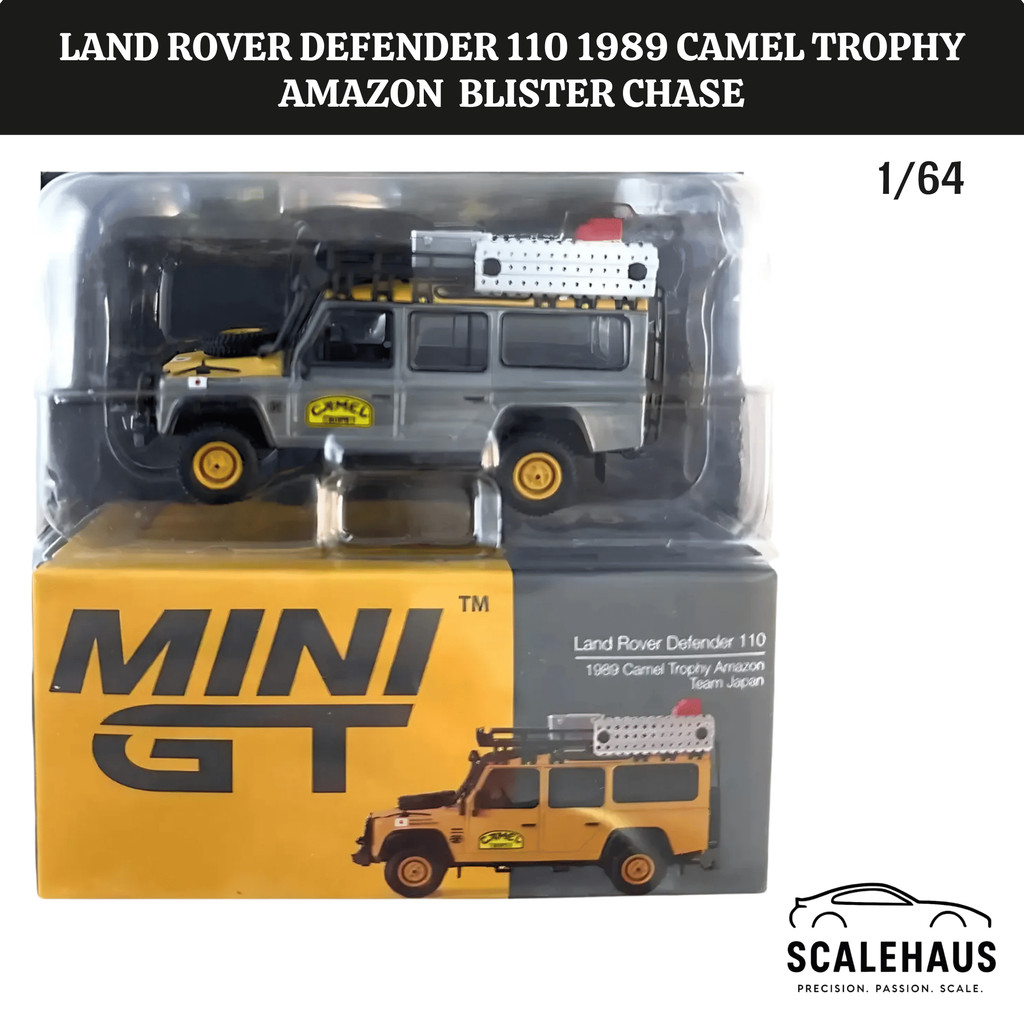 MiniGT 751 Land Rover Defender 110 1989 Camel Trophy Amazon - Blister CHASE
