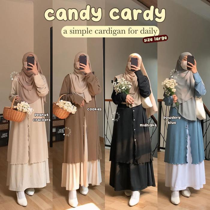 Bisa Cod - Candy Cardy Series By Aruna Outfit