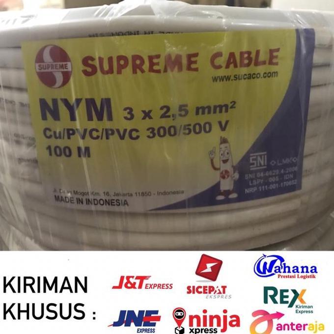 KABEL SUPREME NYM 3 X 2.5mm 100M / SUPREME CABLE 3 x 2.5 100 M
