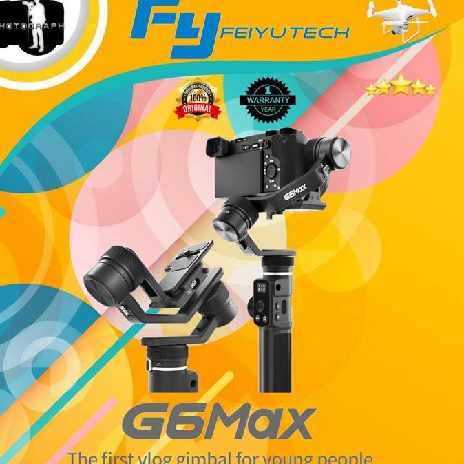 HARGA DISC - FeiyuTech G6 Max Gimbal Stabilizer - Feiyu G6 Max Stabilizer Kamera