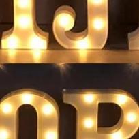Lampu Led Huruf Alfabet 3D Diy Lampu Huruf Hiasan Dinding Untuk Dekorasi Pesta Ulang Tahun Kebutuhan