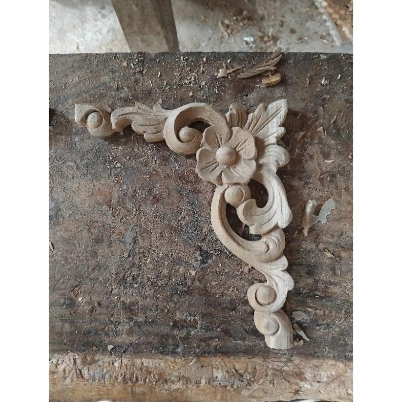 Ukir Sudut | Ornamen Sudut Ukir | Tempel Sudut Ukir