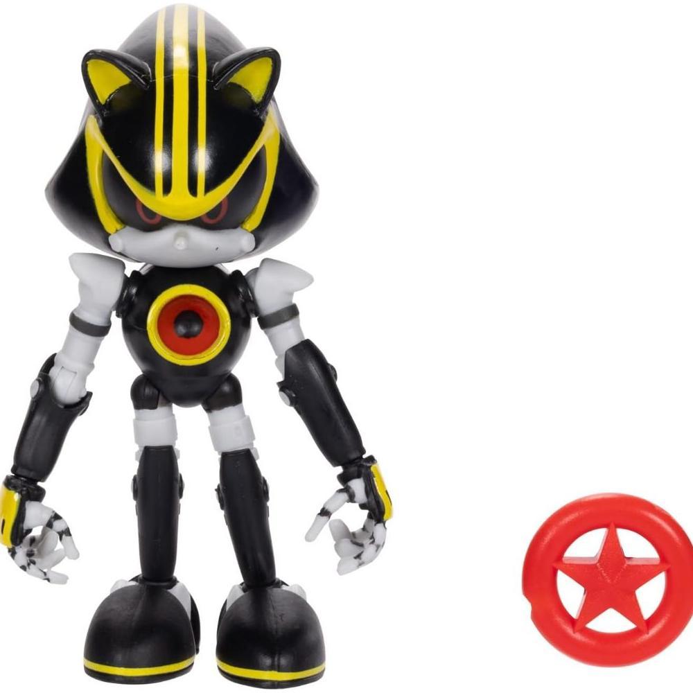 BEST SELLER Sonic the Hedgehog 4-inch Metal Sonic 3.0 Action Figure with Red Star Accessory.