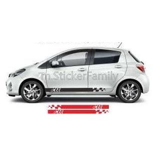 Sticker Mobil Striping Bawah Pintu