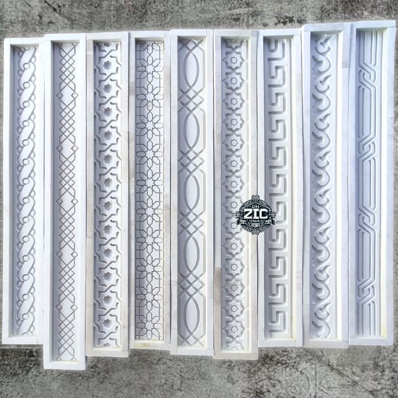Cetakan Lis Ornamen 10100 Full Cnc / Cetakan Lis Gypsum Mudah Di Lepas Ukiran Cnc
