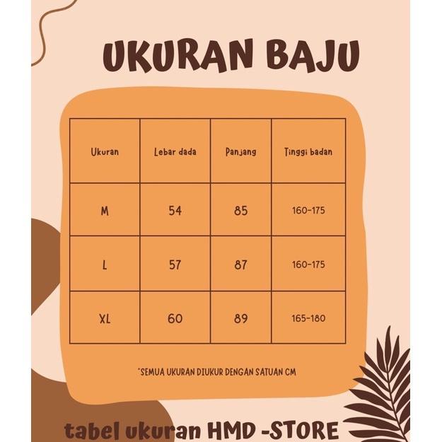 Super Deal Hmd_Official Baju Koko Pria Dewasa Lengan Panjang Terbaru Bahan Katun Baby Canvas