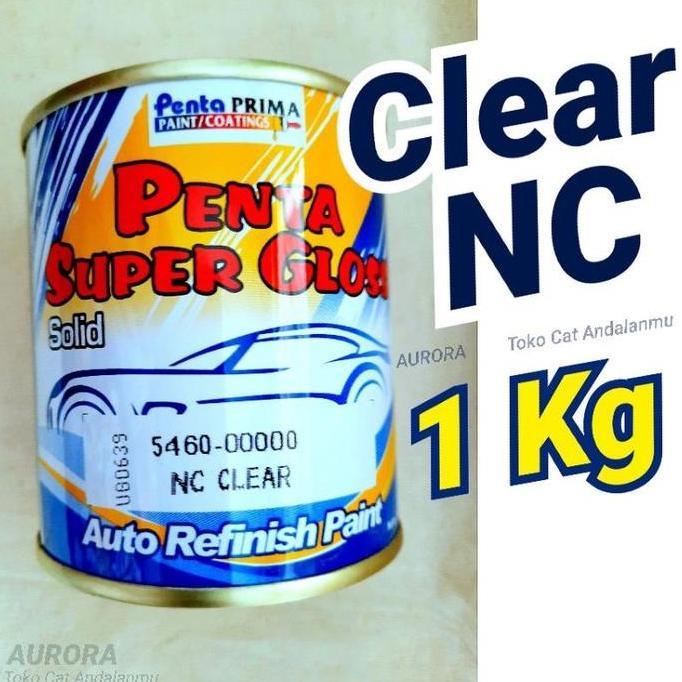 TERMURAH - Penta Super Gloss NC Clear 1Kg Vernis Kilap Mengkilap Anti Gores Pelindung Cat Motor Mobi