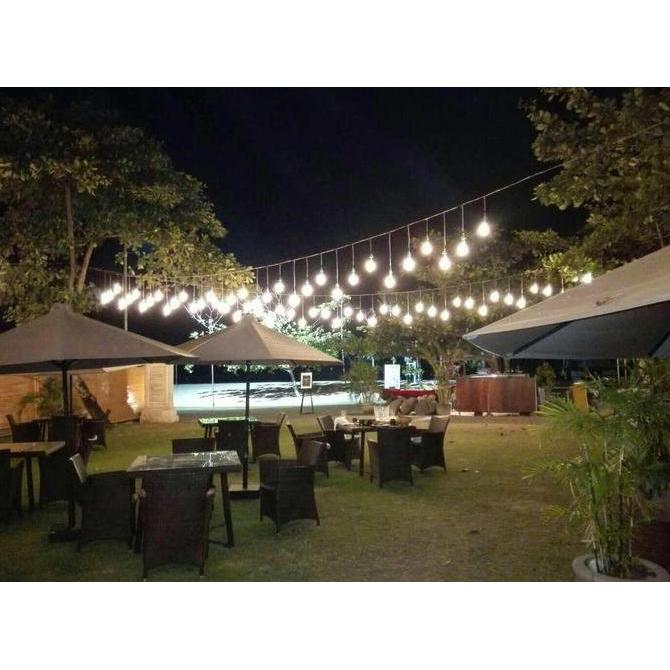 PATIO FITTING Panjang - Pendek / Lampu Gantung Outdoor Cafe Waterproof