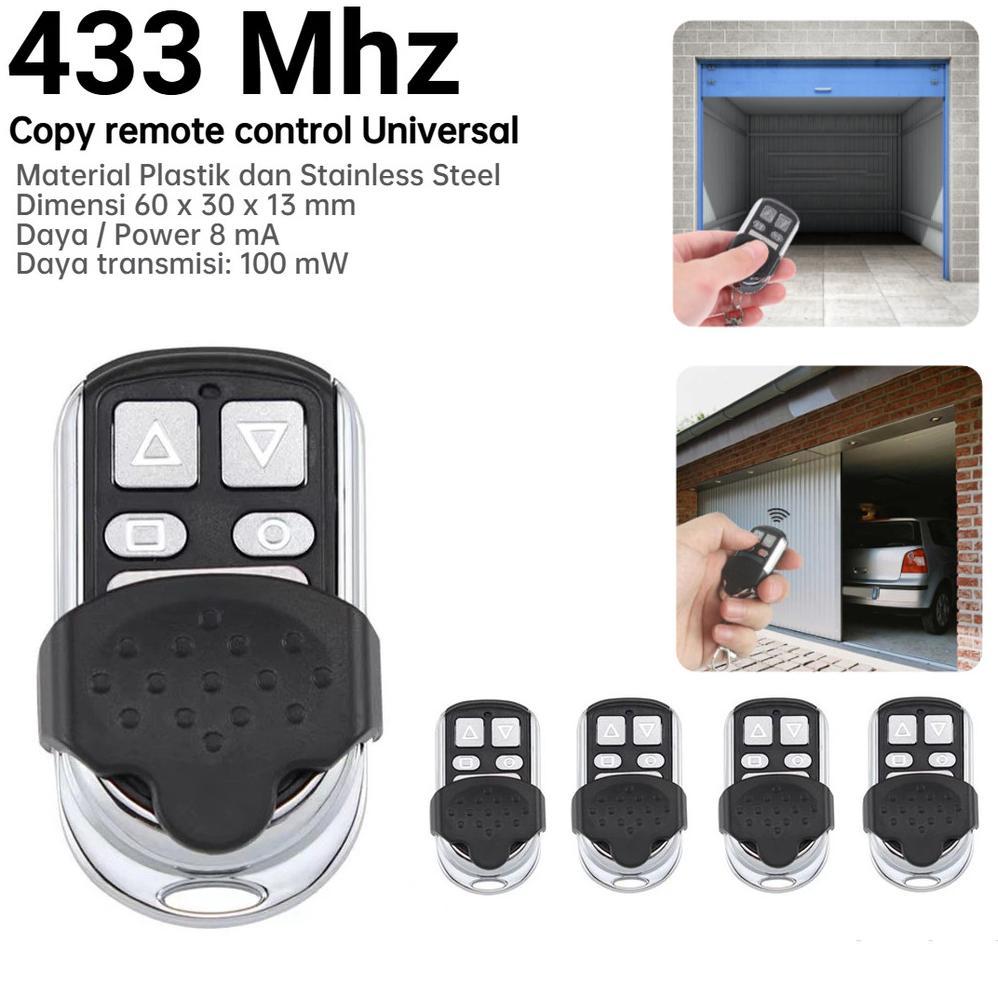 Terlaris Remot Mobil 433 Mhz Universal Duplikat Remot Kontrol Wireless Mobil Motor Pintu Dll - Cod