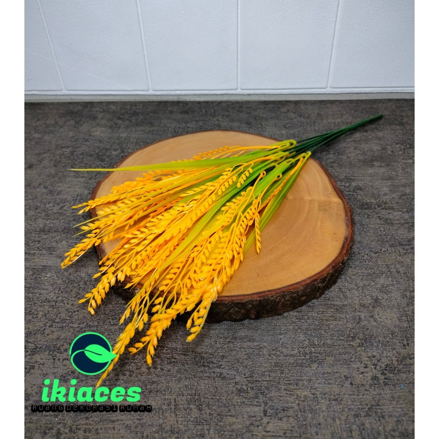 Bunga Plastik Padi Bunga Hias Daun Padi Plastik Padi Palsu Artificial Dekorasi Rumah Murah