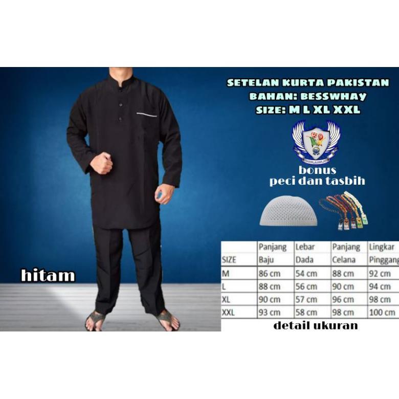ORIGINAL SETELAN BUSANA MUSLIM PRIA DEWASA. SETELAN PAKISTAN DEWASA. SETELAN KURTA DEWASA. SETELAN K