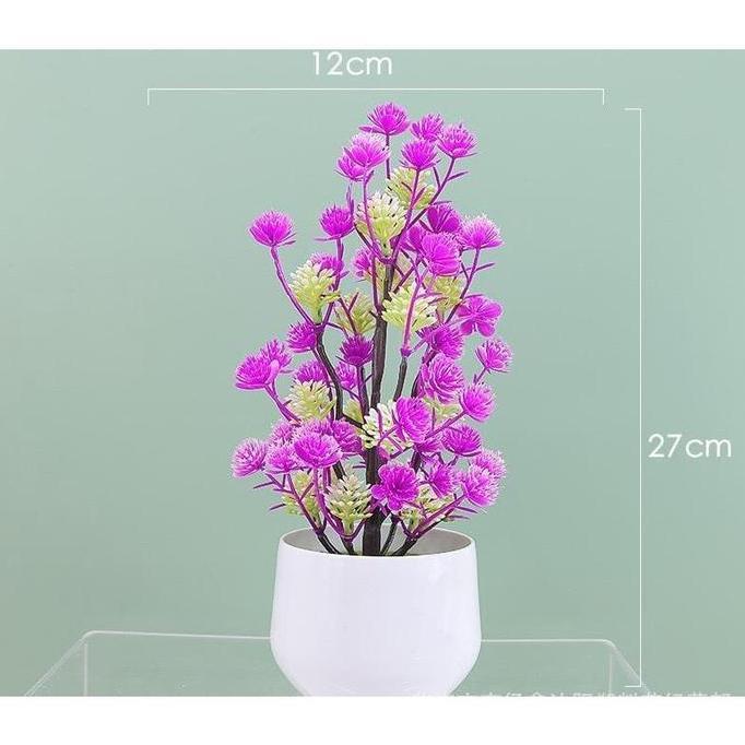 Tanaman Hias Bunga Bonsai Camelia / Bunga Hias Artificial / Tanaman Bunga Plastik Camelia bonsai  pl