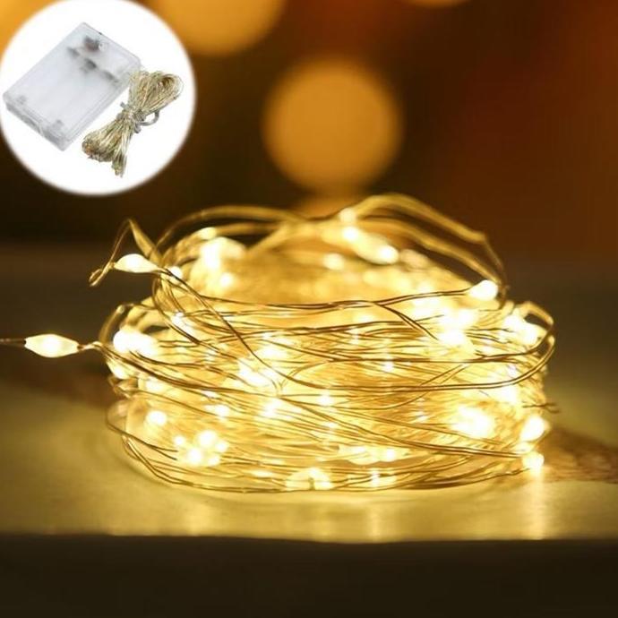 Fairy light / lampu baterai / tumblr baterai / lampu tumblr / 2 mter / 3 meter / 5 meter / 10 meter