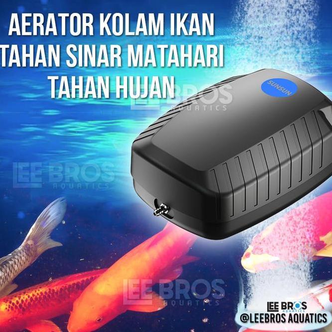 Aerator Kolam Ikan Dan Aquarium Tahan Hujan Dan Uv Matahari Air Pump Aerator Kolam Ikan Koi Aerator 