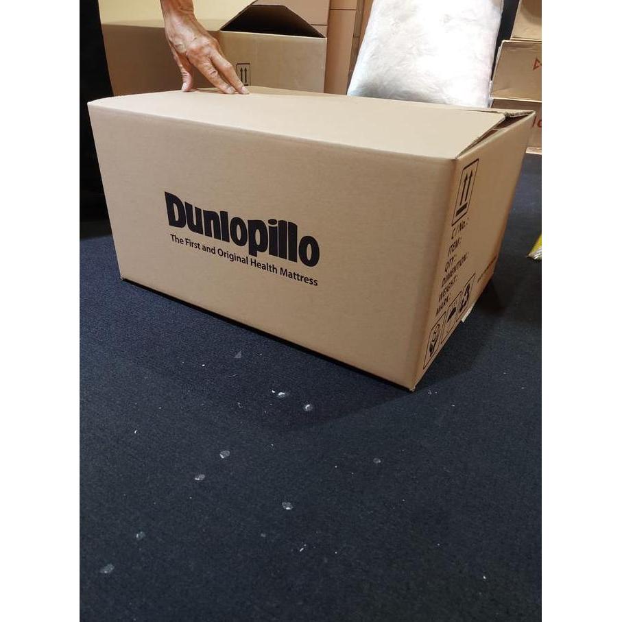 Avvolgere- Dunlopillo Dus / Box Packing Coklat Polos Jumbo Tebal