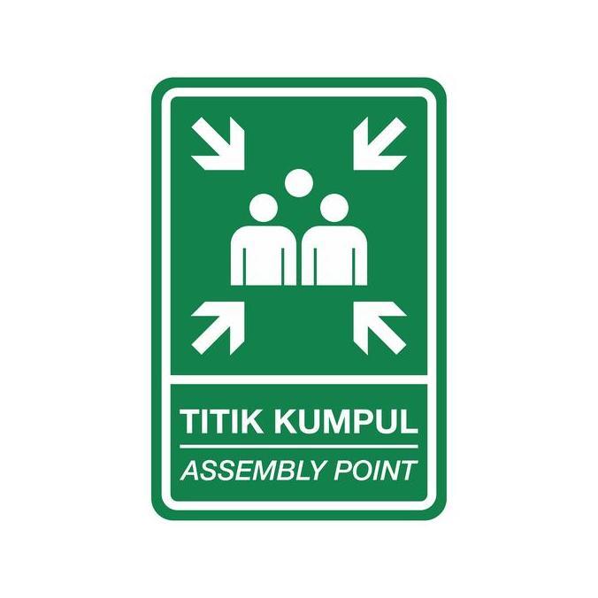 RAMBU TITIK KUMPUL 20CM X 30CM PLAT ALUMUNIUM