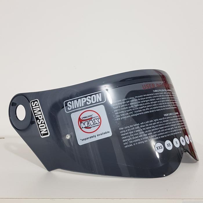 Visor Simpson Darksome/Mod Bandit Dark Smoke Original Dan Terpercaya