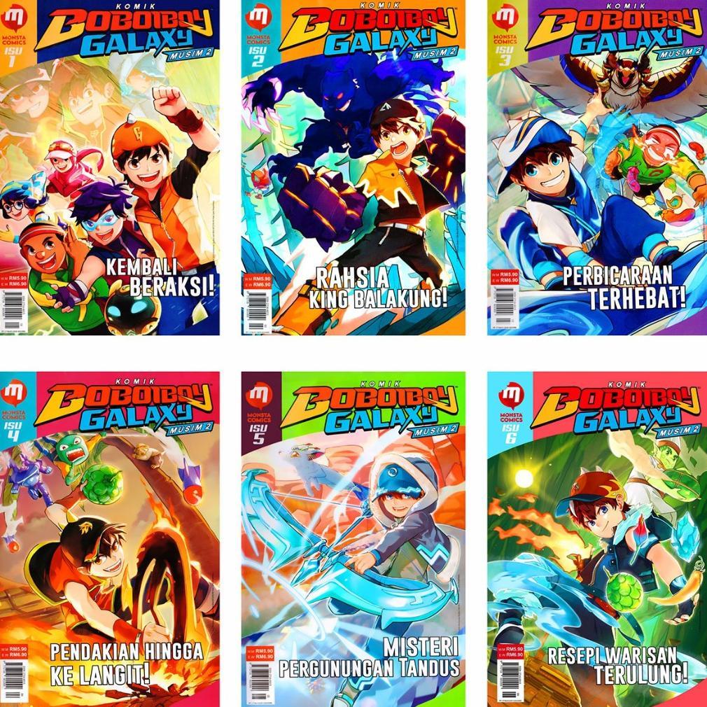 TERBARU 2026 Komik Boboiboy Galaxy seri 1-27 musim 2 - buku comic aksi petualangan