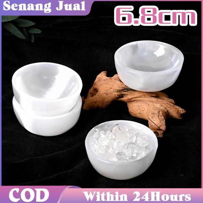 DZAPIRA Crystalmine Selenite Bowl Marocco Natural Selenite Bowl